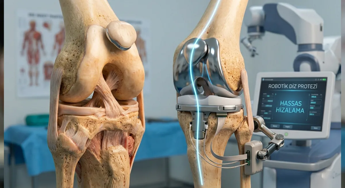 Robotik Diz Protezi: Hassas Cerrahi ile Ağrısız ve Güvenli Hareket