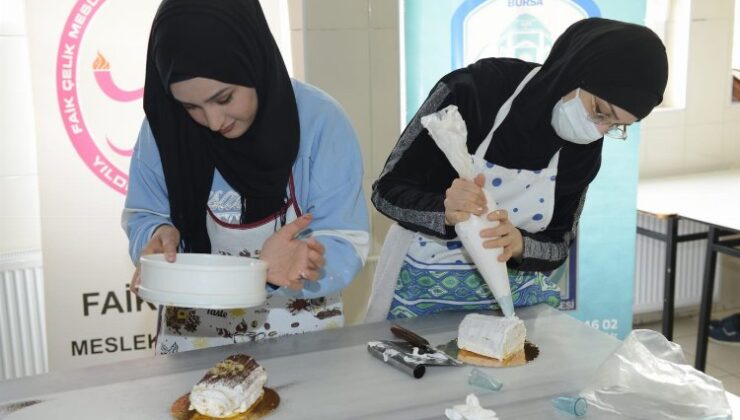 Bursa Yıldırım’da yeni nesil pastacılık eğitimi