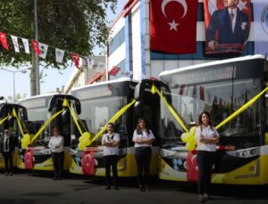 Mersin’e 67 Atak otobüs teslim edildi