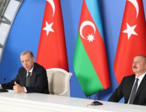 Cumhurbaşkanı Erdoğan, mevkidaşı Aliyev ile ortak açıklama yaptı