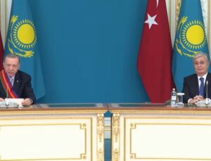 Erdoğan ve Tokayev ortak açıklama yaptı… Kazakistan’dan ‘1. Derece Dostluk’ madalyası