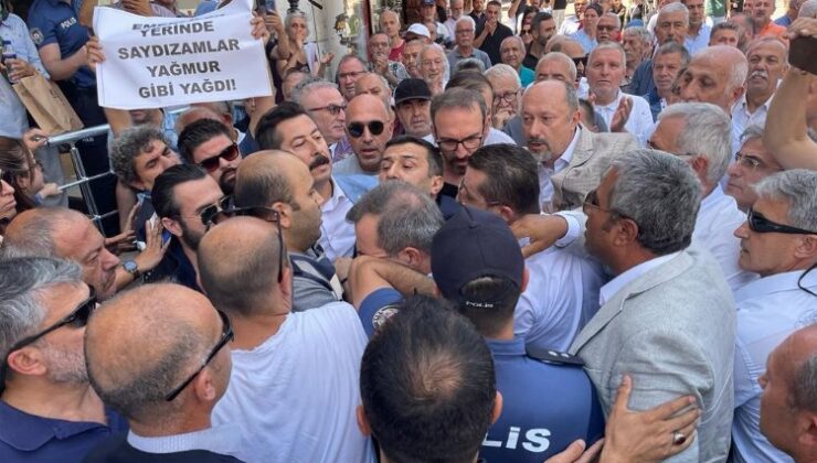 Bursa’da zam protestosunda bidonlu arbede!