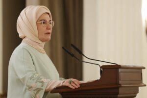 Cumhurbaşkanı Recep Tayyip Erdoğan’ın eşi Emine Erdoğan, 22 Mart Dünya