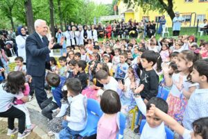 BURSA – Bursa Büyükşehir Belediyesi Hamitler Ana Kucağı’nda eğitim gören