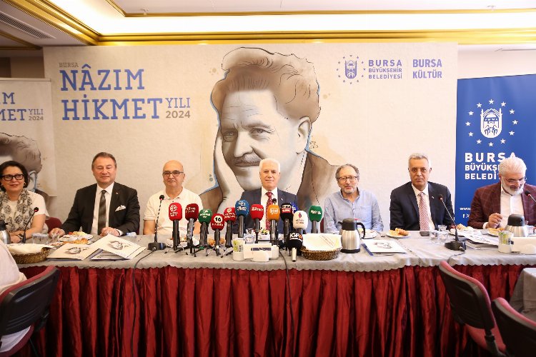 Bursa Büyükşehir Belediyesi, Türk şiirinin büyük kalemi Nâzım Hikmet’in aramızdan