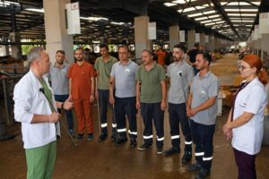 Osmangazi Belediyesi tarafından Kurban Bayramı’nda kaçan kurbanlıkları yakalamak için kurulan