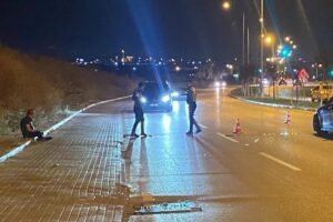 Bursa’nın Nilüfer ilçesine bağlı Özlüce semtinde aşırı alkollü sürücü iş