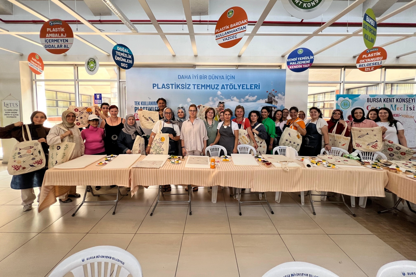 Bursa Büyükşehir Belediyesi ile birlikte dünya çapında yürütülen ‘Plastiksiz Temmuz