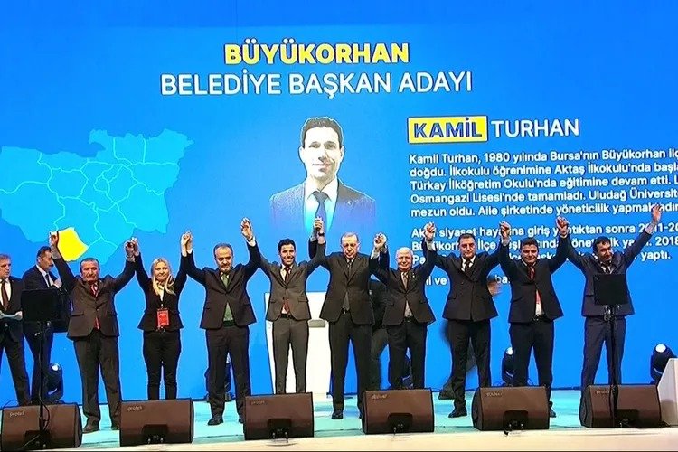 Büyükorhan’ın gelişimi ve ihtiyaçları hakkında açıklama yapan Büyükorhan Belediye Başkanı