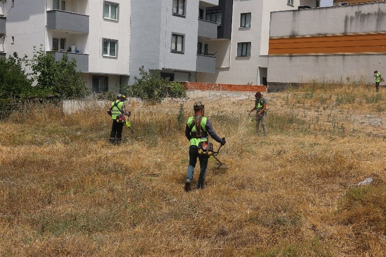 Çayırova Belediyesi Park ve Bahçeler Müdürlüğü ekipleri, ilçe genelinde boş