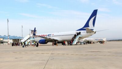 Geçen haziran ayında Bursa-Yenişehir Havalimanı’nda toplam 17 bin 137 yolcuya