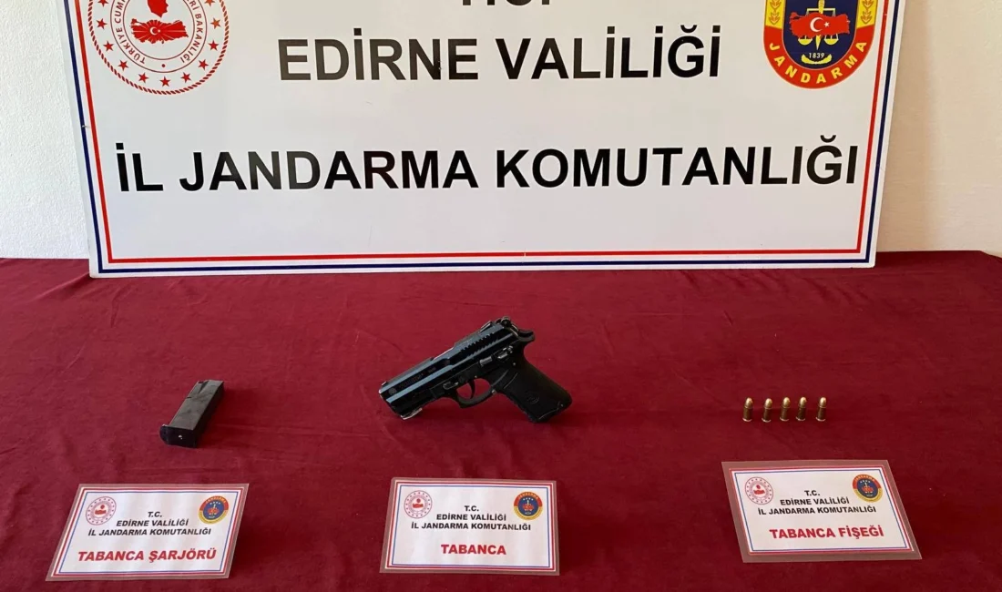 Edirne İl Jandarma Komutanlığı, kaçakçılık operasyonu kapsamında Merkez İlçede bir