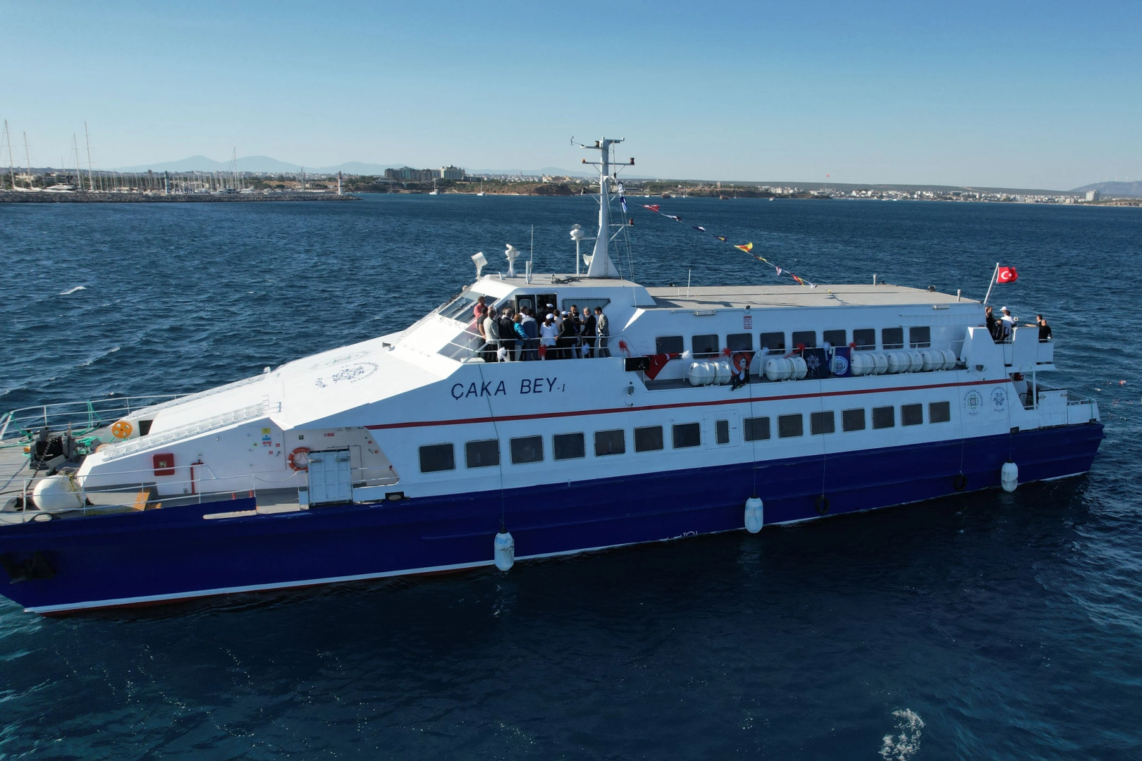 Muğla Büyükşehir Belediyesi kısa süre önce hayata geçirdiği deniz otobüsü