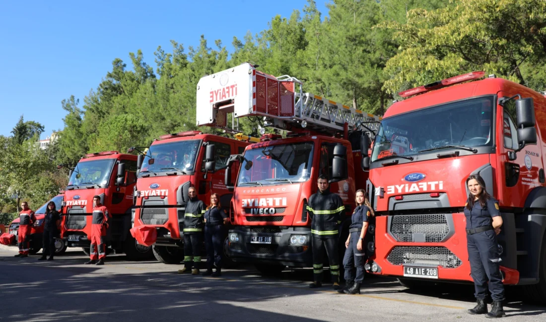 Muğla Büyükşehir Belediyesi, itfaiye ve vektörle mücadele ekiplerinin araç filosunu