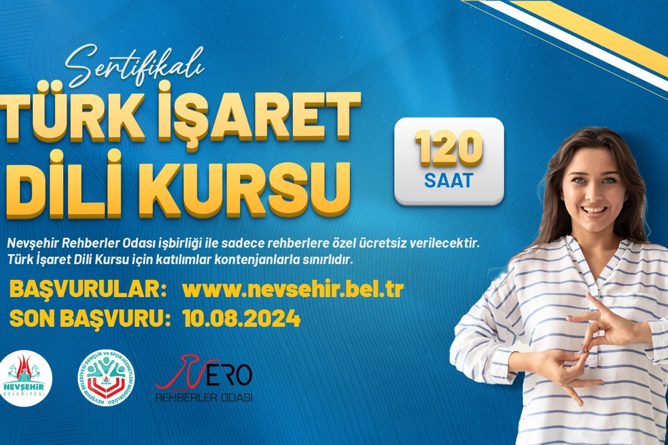 Nevşehir Belediyesi Kapadokya Eğitim Merkezi (KAPEM)’nde, turist rehberlerine yönelik olarak