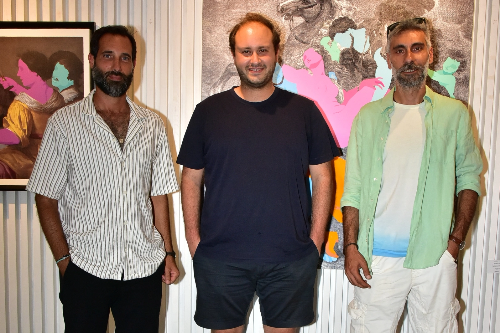 Bodrum’un gözde sanat merkezlerinden Merqezart, önceki gün üç sanatçının eserlerine