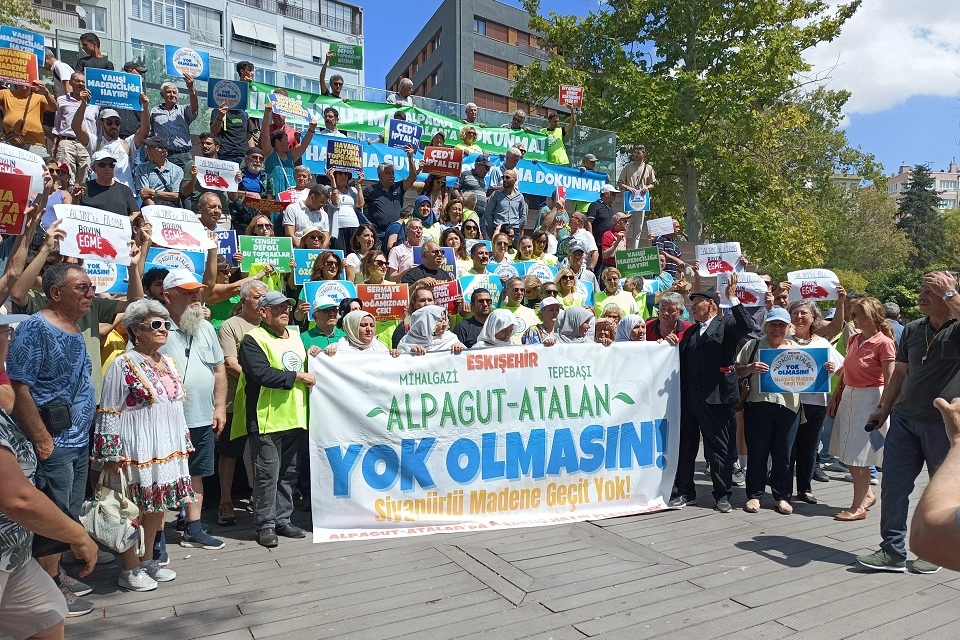 Alpagut-Atalan’da Madene Hayır Platformu, Cengiz Holding’in yetkililere sunduğu proje doğanın
