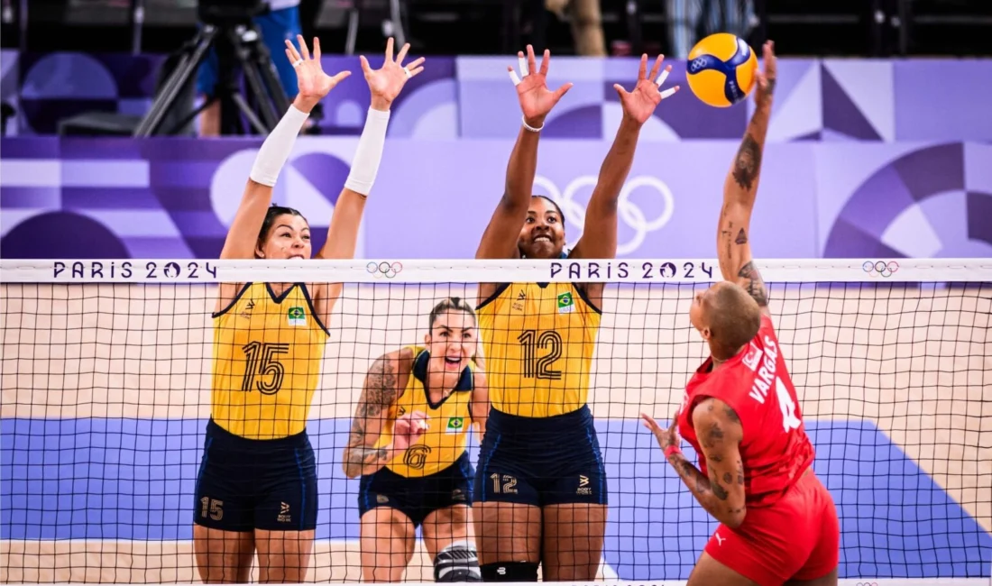 A Milli Kadın Voleybol Takımımız 2024 Paris Olimpiyatları’nda Brezilya ile