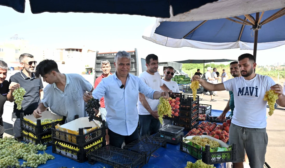 Antalya’da Muratpaşa Belediyesi’nin 29’uncu pazar yeri Kundu bölgesi Güzeloba Mahallesi