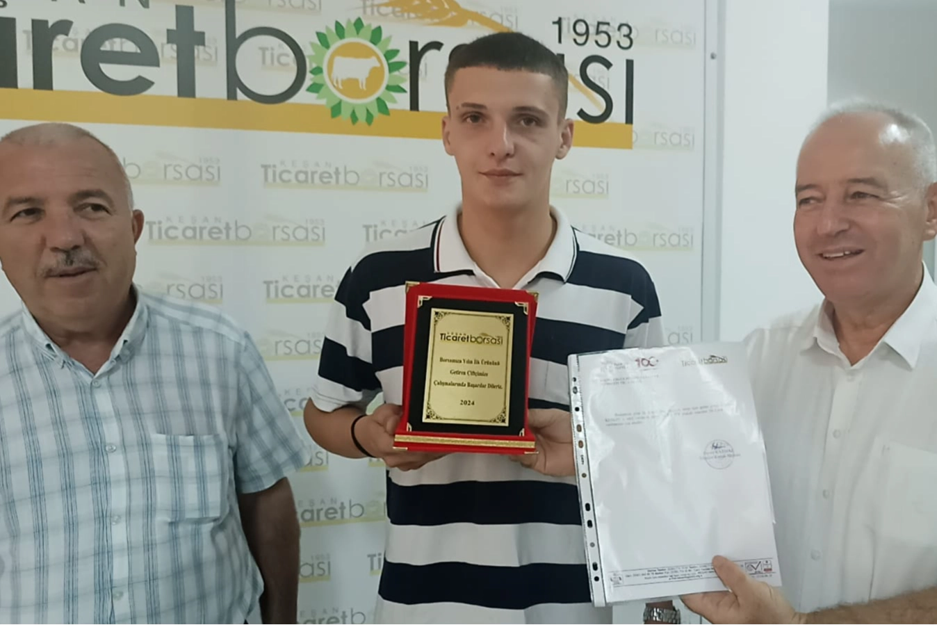 Keşan Ticaret Borsası Başkanı Necmi Kaymaz, Keşan’da Mahmutköy Kuru Fasulyesi ile