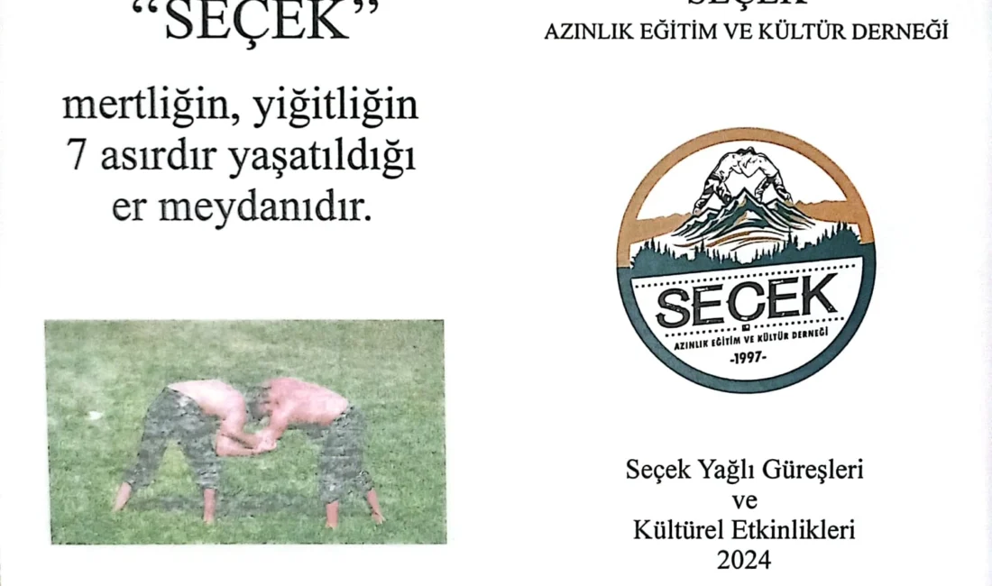Yunanistan’ın Seçek şehrinin Kırkpınar’dan eski güreş tarihi olan Seçek Güreşleri