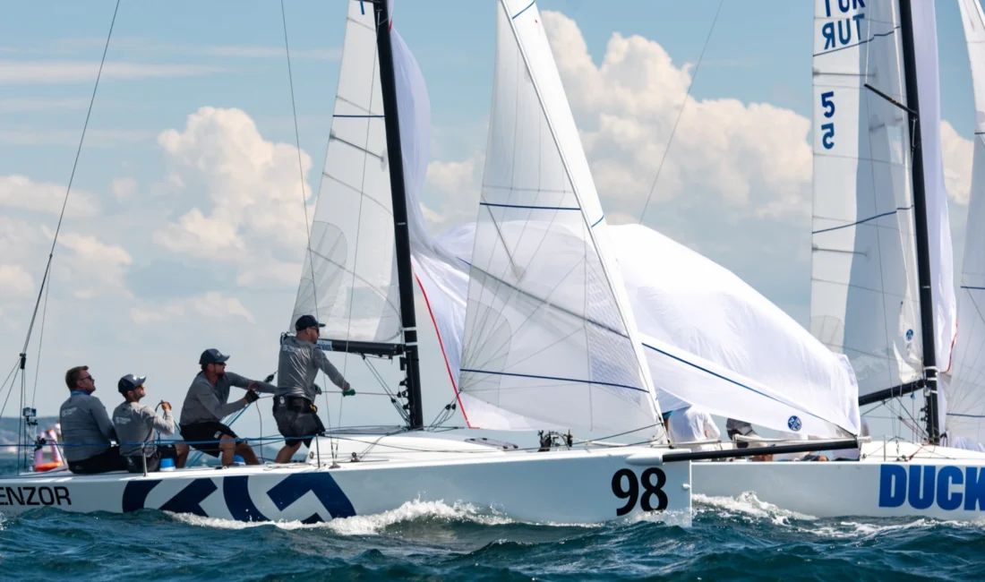 12. TAYK Slam-Eker Olympos Regatta Yelken Yarışları’nda, J/70 sınıfı yarışları