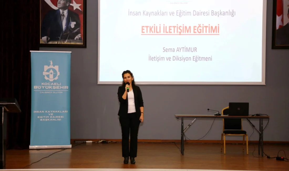 Kocaeli Büyükşehir Belediyesi kurum içi eğitim faaliyetleri kapsamında şef ve