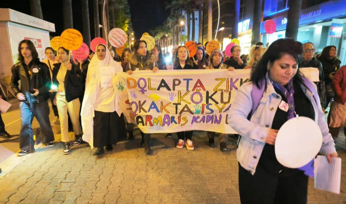 Muğla’da Marmaris Kadın Platformu, 25 Kasım Kadına Yönelik Şiddete Karşı
