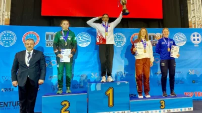 Yunanistan’da gerçekleştirilen Avrupa Kick Boks Şampiyonası’nda kahraman kadın subaylarımız ülkemize