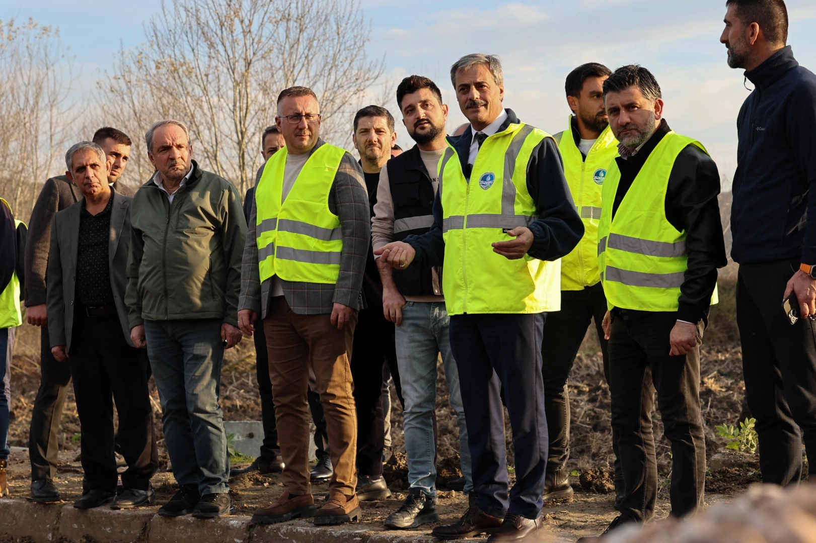 Sakarya Söğütlü’de devam eden altyapı çalışmalarını yerinde inceleyen Başkan Alemdar,