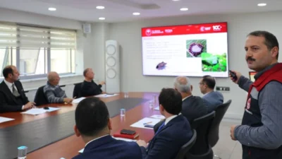 Artvin Valisi Turan Ergün başkanlığında, “Kahverengi Kokarca ile Mücadele Toplantısı”