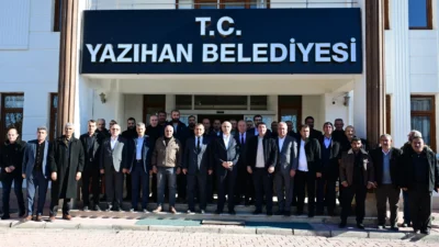Malatya Büyükşehir Belediye Başkanı Sami Er, Yazıhan ilçesi ziyareti programı