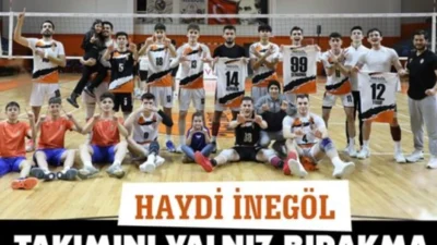 TVF 2. Lig 15. Hafta müsabakaları kapsamında İnegöl Belediyespor erkek