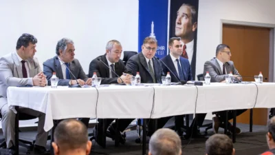 İzmir Büyükşehir Belediye Başkanı Dr. Cemil Tugay, Aliağa programı kapsamında