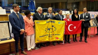 Kayseri Büyükşehir Belediyesi, 2024 yılı Avrupa Spor Şehirleri ödüllerinde “Altın