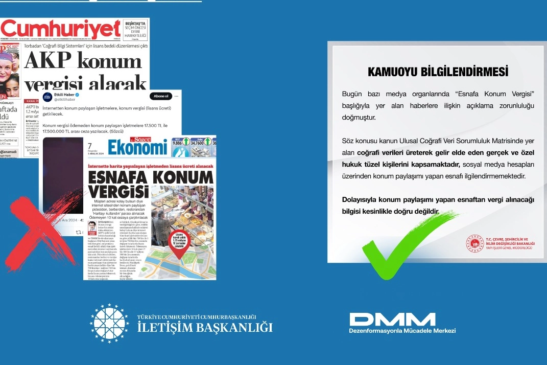 Bazı basın yayın organlarında yer alan ve sosyal medya hesaplarında