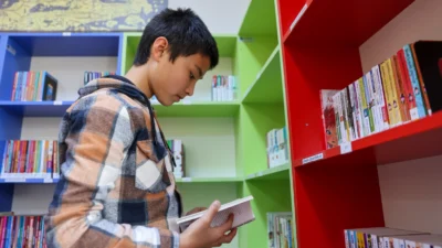 Konya Selçuklu Belediyesi okul kütüphaneleri eğitim öğretim yılı boyunca öğrencilerden