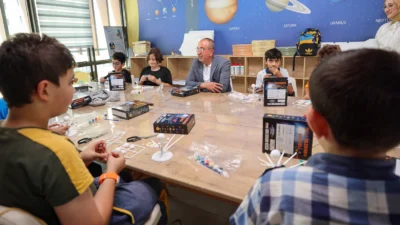 Meram Belediyesinin yeni nesil eğitim projesi MEGA’nınatölye dersleri, çocuklara yeni