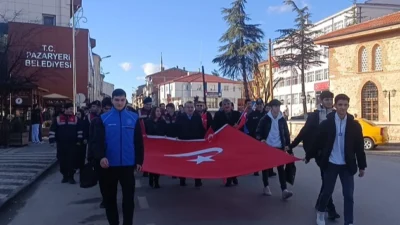 Bilecik’in Pazaryeri ilçesinde, Sarıkamış Harekatı’nın 110. yılı anma etkinlikleri kapsamında