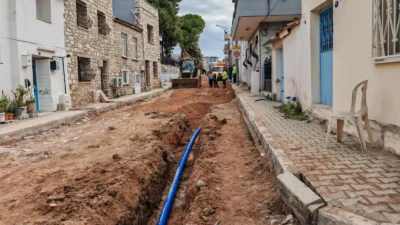 İZSU Genel Müdürlüğü, Urla Yelaltı ve Yenice mahallerinde ekonomik ömrünü