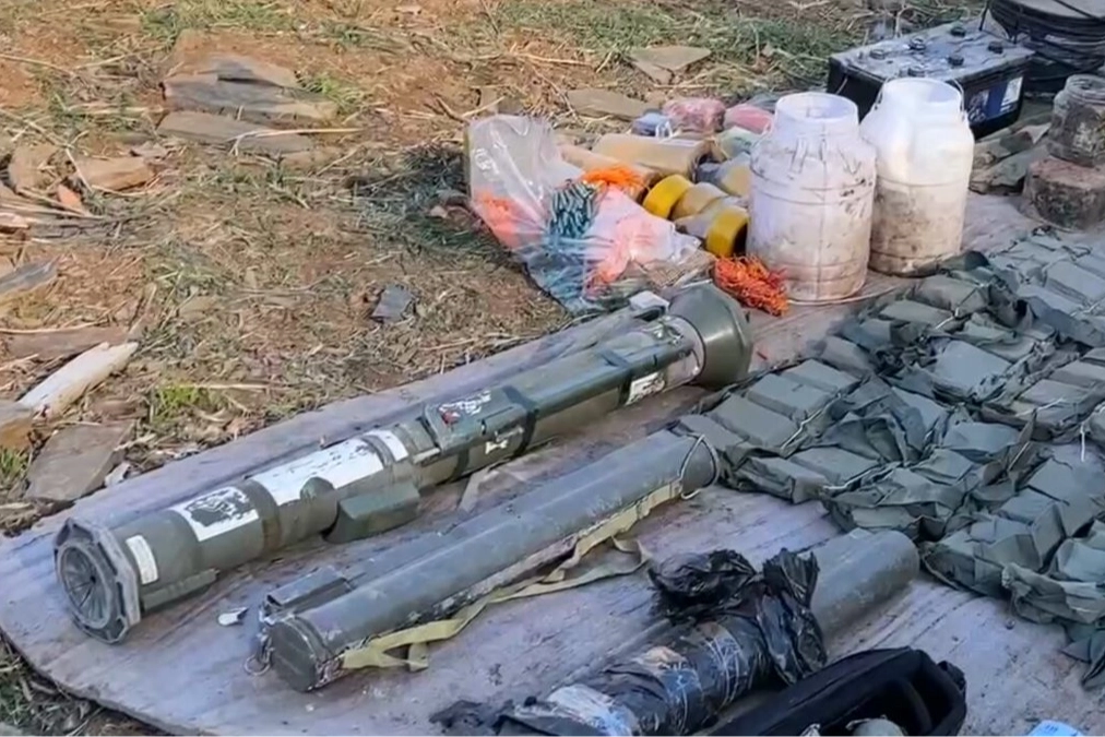 Irak’ın kuzeyindeki Hakurk bölgesinde tespit edilen terör örgütüne ait bir
