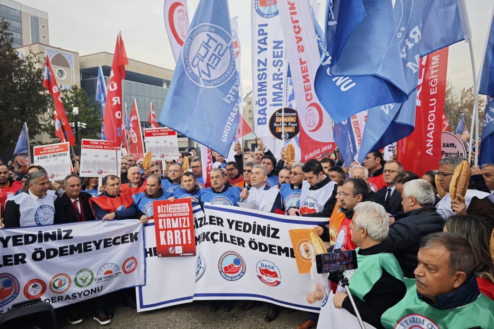 Hür-Sen ile Birleşik Kamu İş ve Bağımsız Kamu Görevlileri Sendikaları