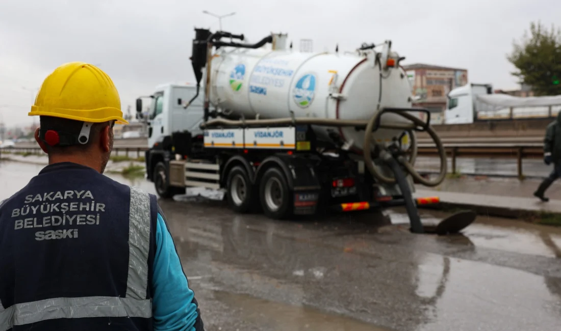 SASKİ, Sakarya’nın genelinde etkisini gösteren yağışın olumsuzluklara neden olmaması için