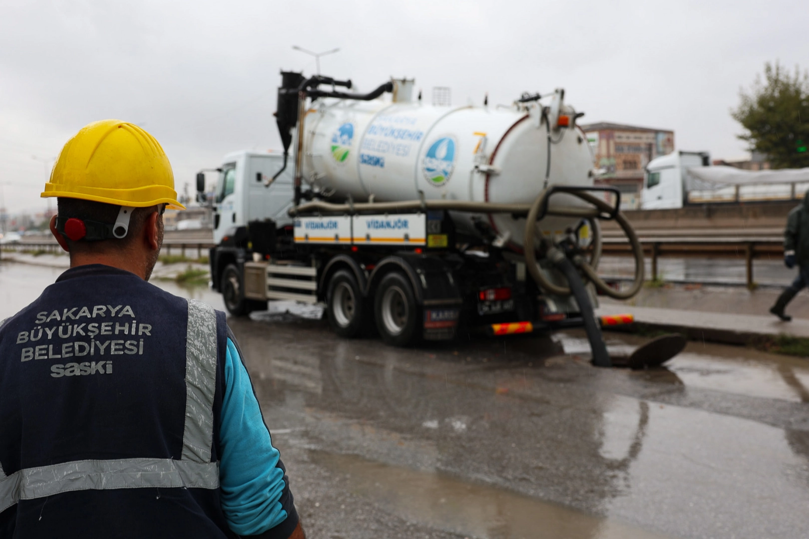 SASKİ, Sakarya’nın genelinde etkisini gösteren yağışın olumsuzluklara neden olmaması için