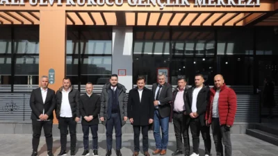 Kavaje Belediye Başkanı Fisnik Qosja ve beraberindeki heyet Karatay Belediye