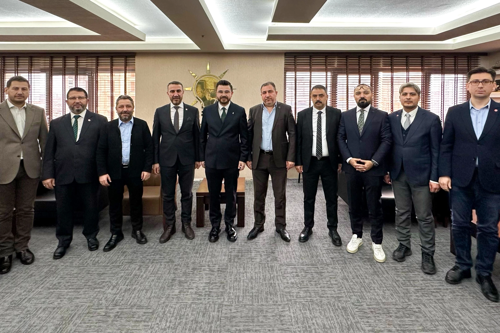 Saadet Partisi Kayseri İl Başkanı Erdal Altun ve Yönetim Kurulu
