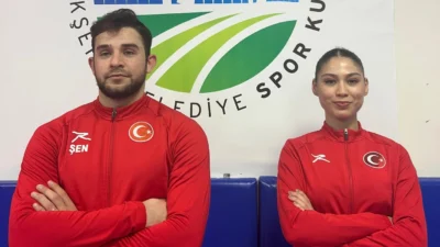 Sakarya Büyükşehir Belediyesi Spor Kulübü’nün milli karatecileri Fatih Şen ve
