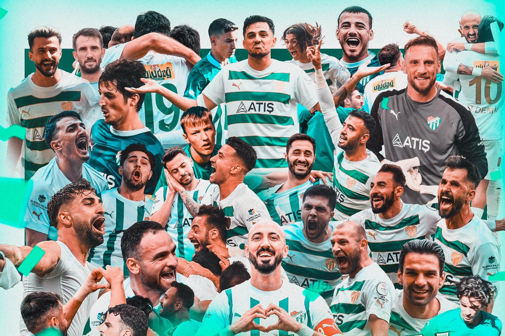 TFF 3. Lig 1. Grup 28. hafta mücadelesinde Bursaspor, deplasmanda