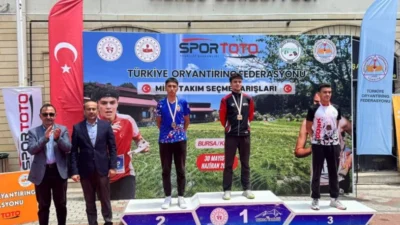 Bursa’da İnegöl Belediye Spor Kulübü oryantiring takımı sporcuları, Çekya’da yapılacak