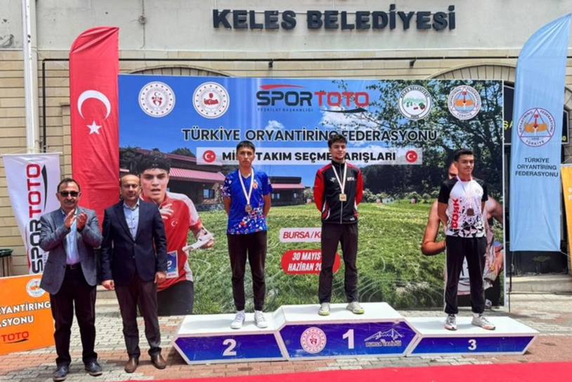 Bursa’da İnegöl Belediye Spor Kulübü oryantiring takımı sporcuları, Çekya’da yapılacak